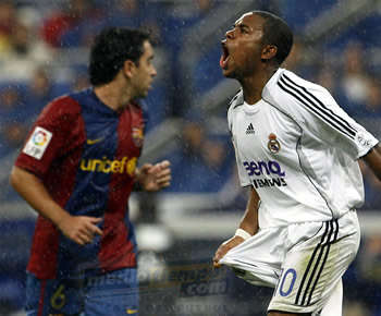 deux grands joueurs surtout robinho barro