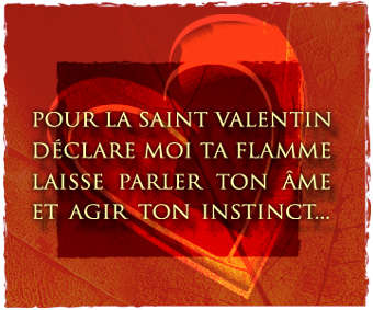 DECLARATION D'AMOUR